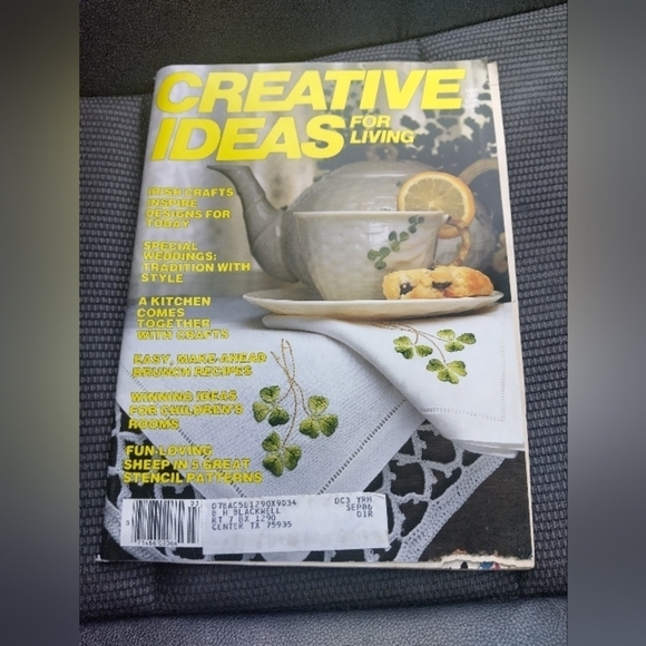 Creative Ideas for Living Magazine March 1986 Sewing Crafts Four Leaf Clover - Picture 1 of 6